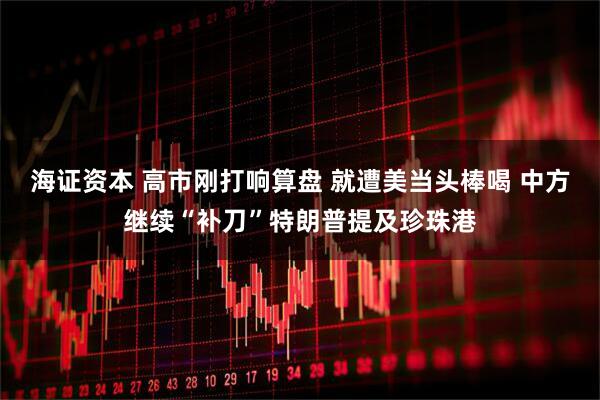 海证资本 高市刚打响算盘 就遭美当头棒喝 中方继续“补刀”特朗普提及珍珠港