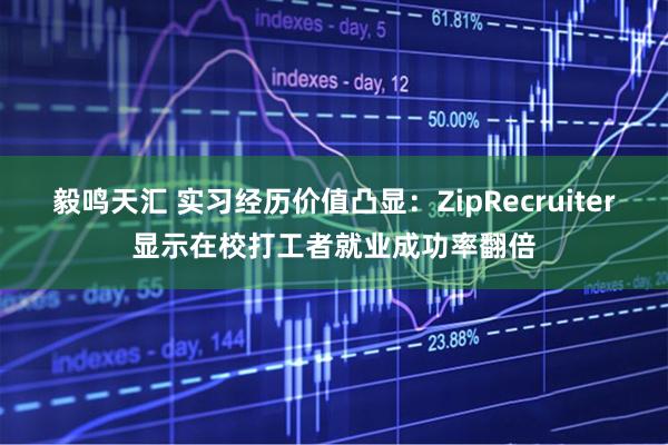 毅鸣天汇 实习经历价值凸显：ZipRecruiter显示在校打工者就业成功率翻倍